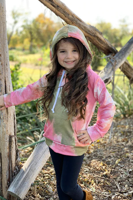 MULTI-COLOR TIE DYE HOODIE SWEATER