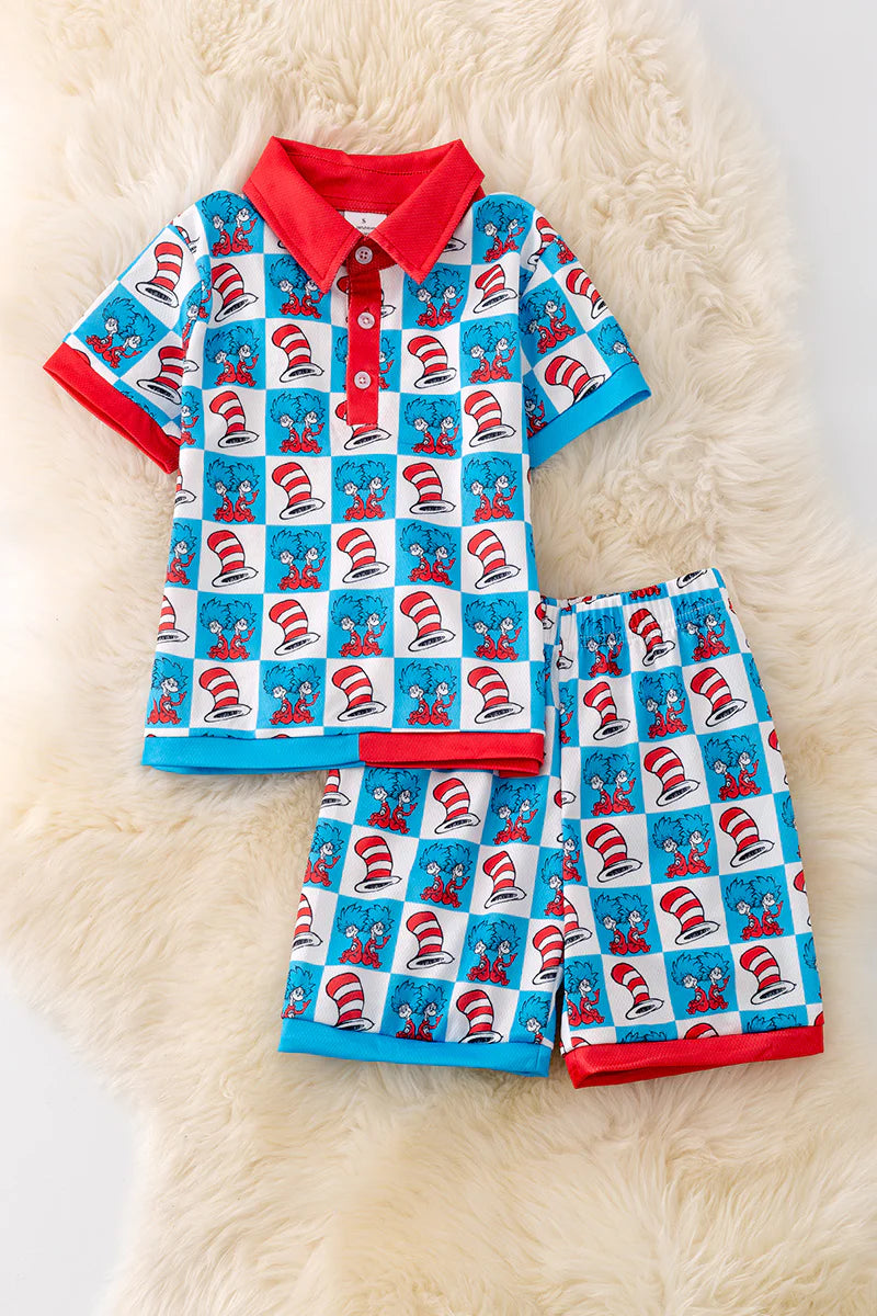 Thing 1 & 2, 2 piece short set